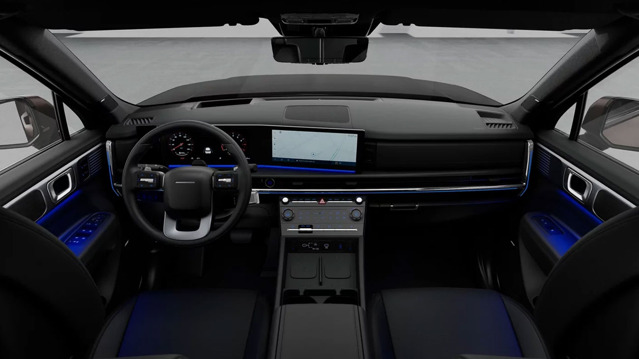 Nội thất Hyundai Santa Fe